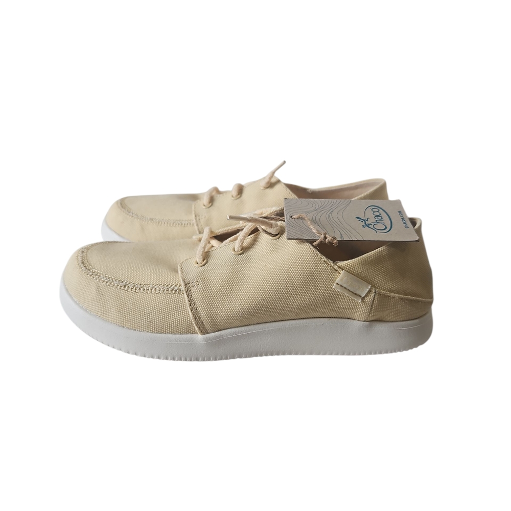 Chaco Luvseat Footbed Woman Melon Color Canvas Lightweigh Sneaker Size 8